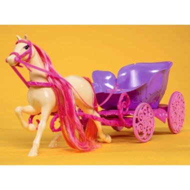Лошадь+карета для куклы Штеффи